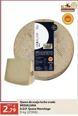 Alcampo Queso de oveja leche cruda d.o.p. queso manchego oferta
