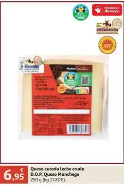 Alcampo Alcampo - queso curado leche cruda d.o.p. queso manchego oferta