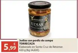 Alcampo Santa cruz - judias con perdiz de campo oferta