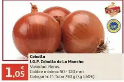 Alcampo La mancha - cebolla i.g.p oferta
