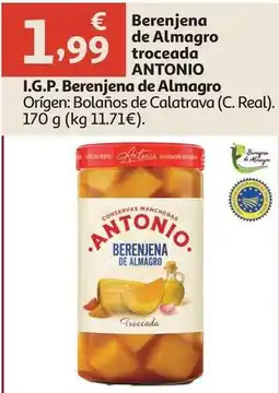 Alcampo Bolaños - berenjena de almagro troceada oferta