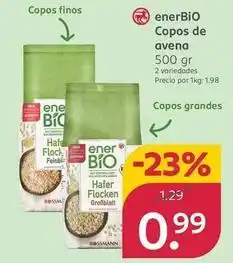 Rossmann Rossmann - enerbio copos de avena oferta