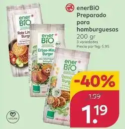 Rossmann Rossmann - enerbio preparado para hamburguesas oferta