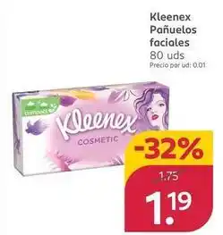 Rossmann Kleenex - pañuelos faciales oferta