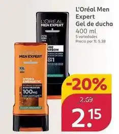 Rossmann L'oréal paris - men expert gel de ducha oferta
