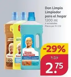 Rossmann Don limpio - limpiador para el hogar oferta