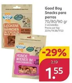 Rossmann Good boy - snacks para perros oferta