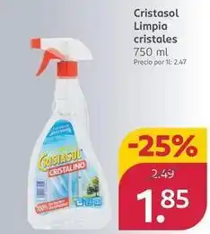 Rossmann Cristasol - limpia cristales oferta