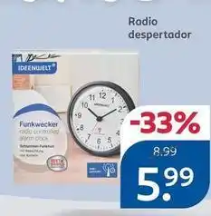 Rossmann Ideenwelt radio despertador oferta