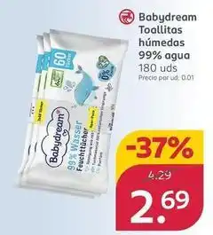 Rossmann Rossmann - babydream toallitas húmedas oferta