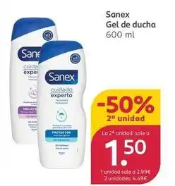 Rossmann Sanex - gel de ducha oferta