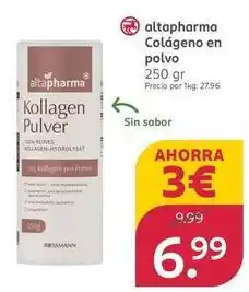 Rossmann Rossmann - altapharma colágeno en polvo oferta