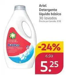 Rossmann Ariel - básico detergente líquido oferta