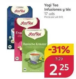 Rossmann Yogi tea - infusiones y tés oferta