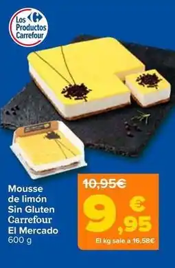 Carrefour Carrefour el mercado - mousse de limon sin gluten oferta