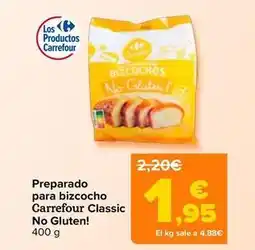 Carrefour Carrefour classic - preparado para bizcocho no gluten! oferta