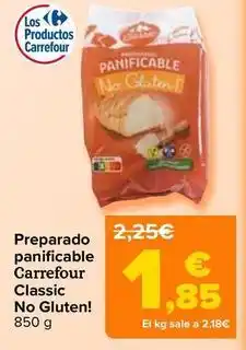 Carrefour Carrefour classic - preparado panificable no gluten! oferta