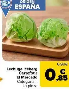Carrefour Carrefour - lechuga iceberg el mercado oferta