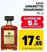 Carrefour Disaronno - amaretto licor oferta