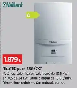 Bauhaus Vaillant - ecotec pure 236/7-2 oferta