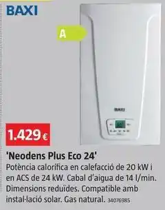 Bauhaus Baxi - neodens plus eco 24' oferta