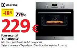 Bauhaus Electrolux - forn encastat 'eoh3hoobx' oferta