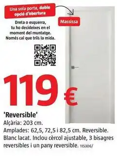 Bauhaus Sola - reversible oferta