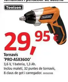 Bauhaus Toolson - tornavis 'pro-asx3600' oferta