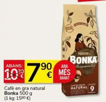 Bonka café en gra natural