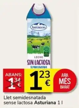 Supermercados Charter Asturiana llet semidesnatada sense lactosa oferta