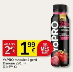 Supermercados Charter YoPRO maduixa i gerd oferta