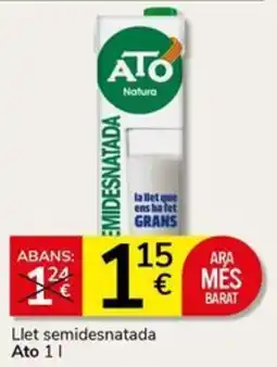 Supermercados Charter Ato llet semidesnatada oferta