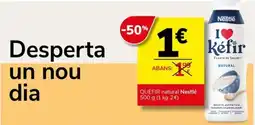 Supermercados Charter Nestlé quefir natural oferta