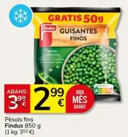 Supermercados Charter Findus guisantes finos oferta