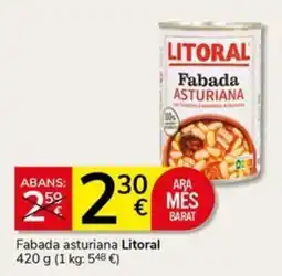 Supermercados Charter Litoral fabada asturiana oferta