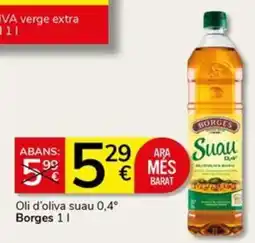Supermercados Charter Borges oli d'oliva suau 0,4° oferta
