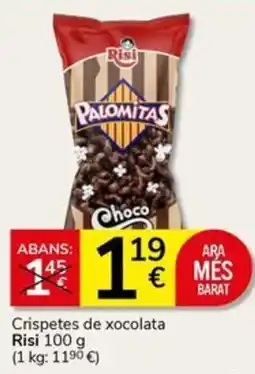 Supermercados Charter Risi palomitas choco oferta