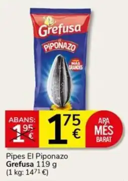 Supermercados Charter Grefusa pipes el piponazo oferta