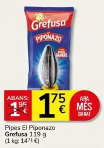 Supermercados Charter Grefusa pipes el piponazo oferta