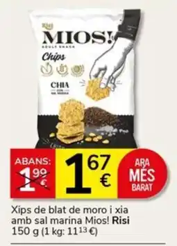 Supermercados Charter Risi Mios! Chips Chia oferta