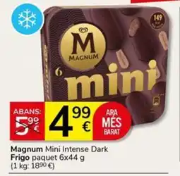 Supermercados Charter Magnum mini intense dark oferta