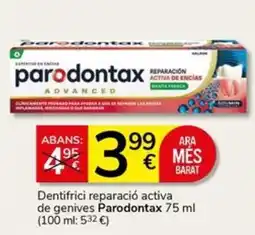 Supermercados Charter Parodontax dentífric reparació activa de genives oferta