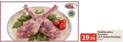 Alcampo Paletilla entera de cordero i.g.p. cordero manchego oferta