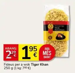 Supermercados Charter Tiger Khan fideus per a wok oferta