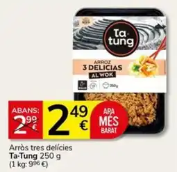 Supermercados Charter Ta-Tung arròs tres delícies oferta