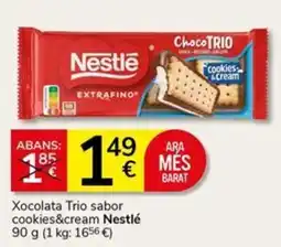 Supermercados Charter Nestlé ChocoTRIO cookies&cream oferta