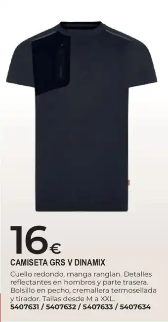 Dinamix camiseta grs v