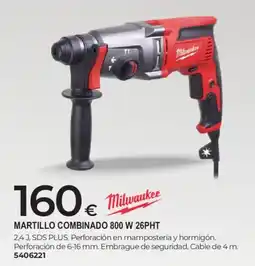BigMat Milwaukee martillo combinado 800 w 26pht oferta