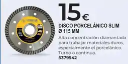 BigMat Fredimar disco porcelánico slim oferta