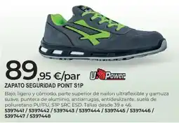 BigMat U Power zapato seguridad point s1p oferta